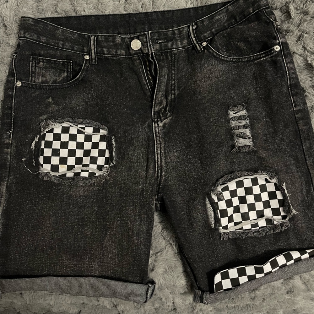 Checkered shorts